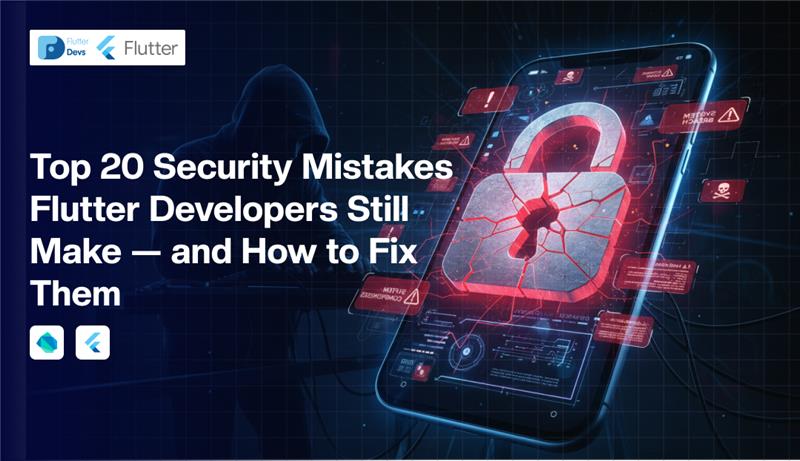 Top 20 Security Mistakes Flutter Developers Still Make — and How to Fix Them